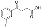 4-(3-氟苯基)-4-氧代丁酸 结构式
