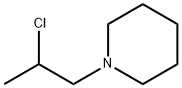 N-(2-氯丙基)哌啶 结构式