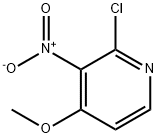 2-氯-3-硝基-4-甲氧基吡啶 结构式