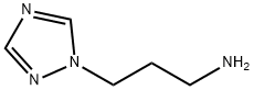 3-(1H-1,2,4-三唑)-1-丙胺 结构式
