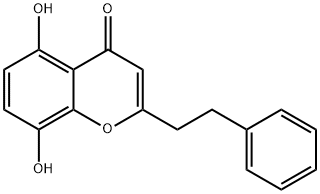 5,8-二羟基-2- ( 2-苯乙基)色酮 结构式