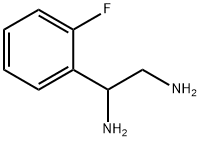 1,2-Ethanediamine,  1-(2-fluorophenyl)- 结构式