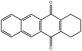 1,2,3,4-Tetrahydro-5,12-naphthacenedione 结构式