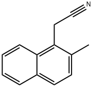 (2-methyl-1-naphthyl)acetonitrile 结构式