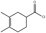 3-Cyclohexene-1-carbonyl chloride, 3,4-dimethyl- (9CI) 结构式