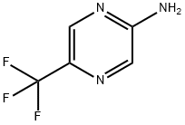 2-氨基-5-三氟甲基吡嗪 结构式