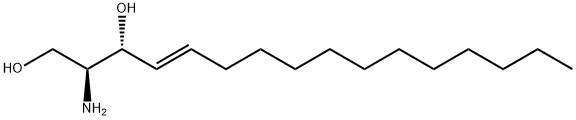(2S,3R,E)-2-氨基十六烷-4-烯-1,3-二醇 结构式