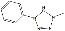 1-Methyl-4-phenyl-4,5-dihydro-1H-tetrazaborole 结构式