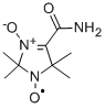 4-CARBAMOYL-2,2,5,5-TETRAMETHYL-3-IMIDAZOLINE-3-OXIDE-1-OXYL 结构式