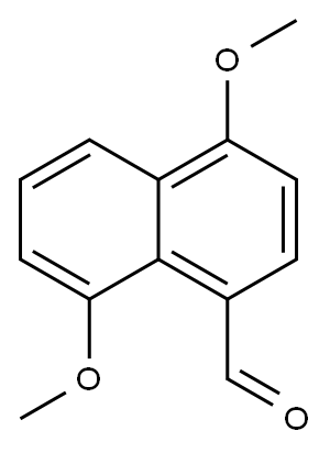 4,8-二甲氧基-1-萘醛 结构式