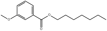 3-Methoxybenzoic acid heptyl ester 结构式