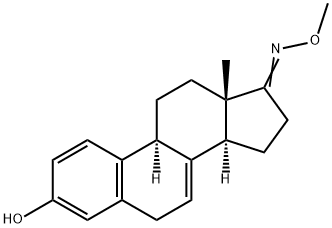 3-Hydroxy-1,3,5(10),7-estratetren-17-one O-methyl oxime 结构式