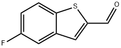 5-氟苯并[B]噻吩-2-甲醛 结构式