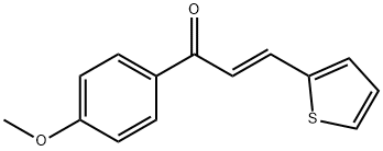 (2E)-1-(4-METHOXYPHENYL)-3-(2-THIENYL)PROP-2-EN-1-ONE 结构式