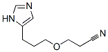 Propanenitrile,  3-[3-(1H-imidazol-5-yl)propoxy]- 结构式