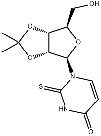 2',3'-O-异丙亚基-2-硫代尿苷 结构式