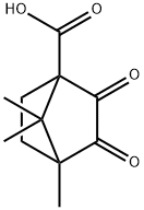 4,7,7-TRIMETHYL-2,3-DIOXO-BICYCLO[2.2.1]HEPTANE-1-CARBOXYLIC ACID 结构式