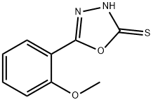 5-(2-甲氧基苯基)-1,3,4-恶二唑-2-硫醇 结构式