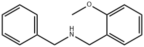 N-苄基-1-(2-甲氧基苯基)甲胺 结构式