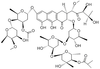橄榄霉素 结构式