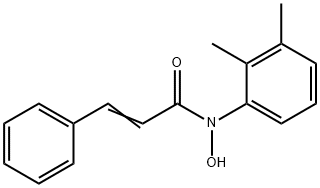 N-肉桂酰-N-(2,3-二甲苯基)羟胺 结构式