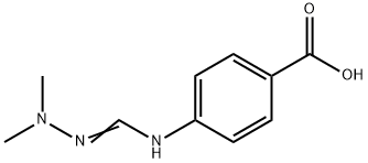 Benzoic acid, 4-[[(dimethylamino)iminomethyl]amino]- (9CI) 结构式