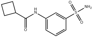 Cyclobutanecarboxamide, N-[3-(aminosulfonyl)phenyl]- (9CI) 结构式