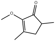 2-methoxy-3,5-dimethylcyclopent-2-en-1-one 结构式