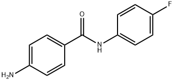 4-氨基-N-(4-氟苯基)苯甲酰胺 结构式