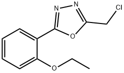 2-(氯甲基)-5-(2-乙氧基苯基)-1,3,4-噁二唑 结构式