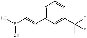 B-[(1E)-2-[3-(三氟甲基)苯基]乙烯基]硼酸 结构式