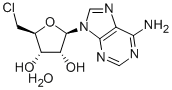 5`-氯-5`-脱氧鸟苷水合物 结构式