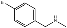 N-甲基-4-溴苄胺 结构式