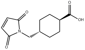 反式-4-(马来酰亚胺甲基)环己烷羧酸 结构式