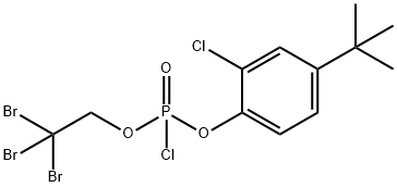 4-TERT-BUTYL-2-CHLOROPHENYL-2,2,2-TRIBROMOETHYL PHOSPHOROCHLORIDATE 结构式