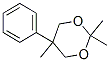 2,2,5-trimethyl-5-phenyl-1,3-dioxane 结构式