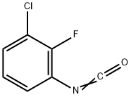 3-氯-2-氟苯基异氰酸酯 结构式