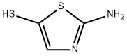 2-氨基-5-噻唑硫醇 结构式