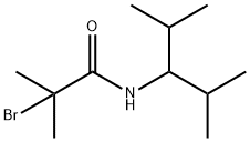 2-Bromo-N-(2,4-dimethyl-3-pentanyl)-2-methylpropanamide