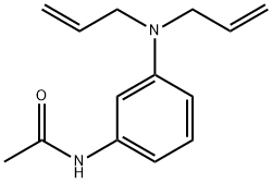 3-(N,N-二烯丙基)氨基乙酰苯胺 结构式
