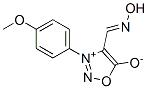 4-[(Hydroxyimino)methyl]-3-(4-methoxyphenyl)sydnone 结构式
