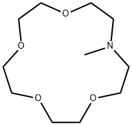 13-methyl-1,4,7,10-tetraoxa-13-azacyclopentadecane 结构式