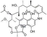 利福霉素S钠 结构式