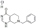 5,6,7,8-四氢-7-(苯基甲基)-吡啶并[3,4-D]嘧啶-4(3H)-酮,(盐酸盐) 结构式