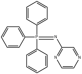 N-(Triphenylphosphoranylidene)-pyrazinamine 结构式