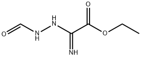 Acetic  acid,  (2-formylhydrazino)imino-,  ethyl  ester  (9CI) 结构式