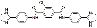 2-氯-N1,N4-双(4-(4,5-二氢-1H-咪唑-2-基)苯基)对苯二甲酰胺 结构式