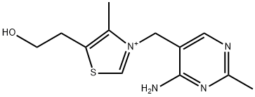 盐酸硫胺素(维生素B1盐酸盐) 结构式
