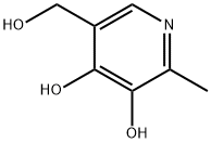 3,4-Dihydroxy-2-methylpyridine-5-methanol 结构式