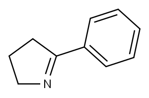 5-PHENYL-3,4-DIHYDRO-2H-PYRROLE 结构式